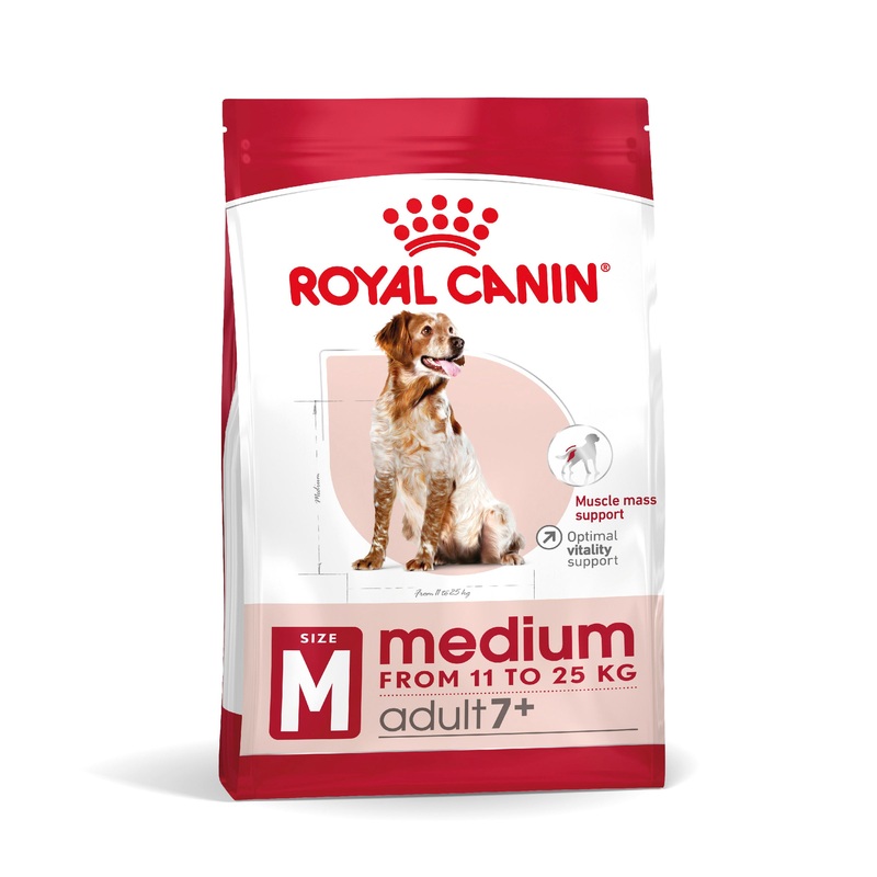 Royal Canin Medium Adult 7+ Dry Dog Food 15kg