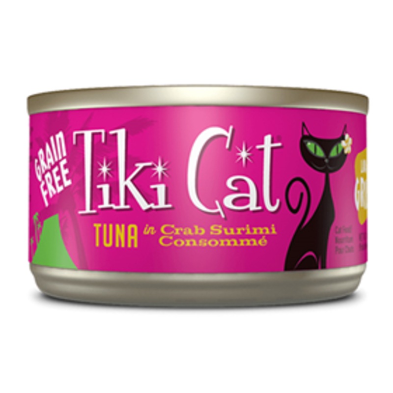 Tiki Cat Hana Grill Ahi Tuna with Crab Grain Free 2.8 oz.