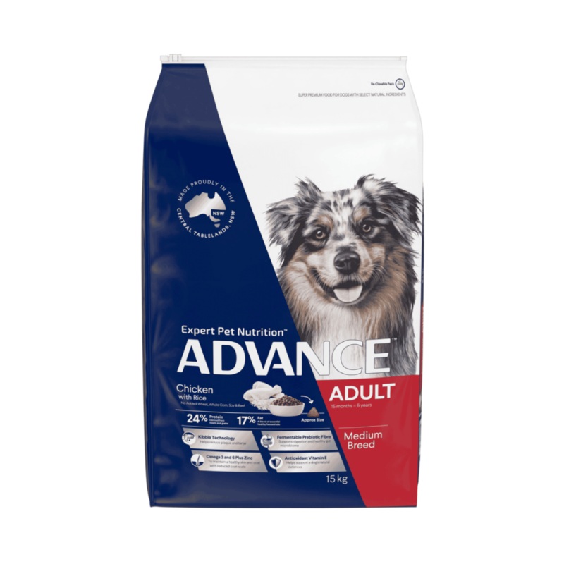 Advance Mature Chicken with Rice Medium Breed Adult Dog Dry Food