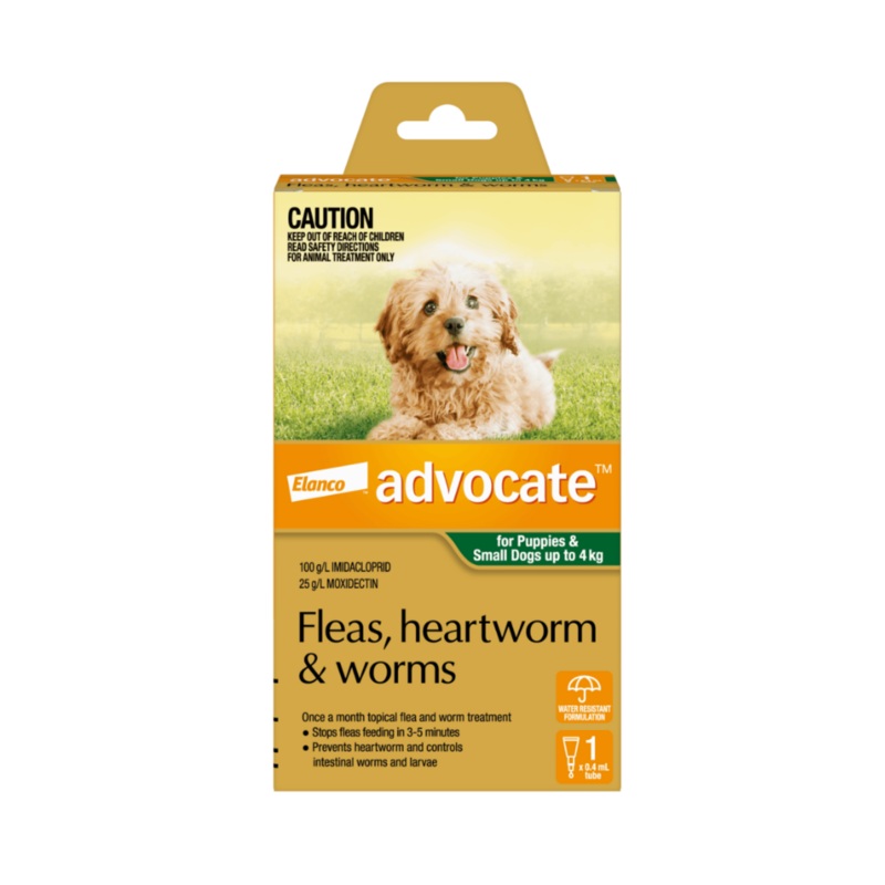 Advocate Green for Puppies & Small Dogs