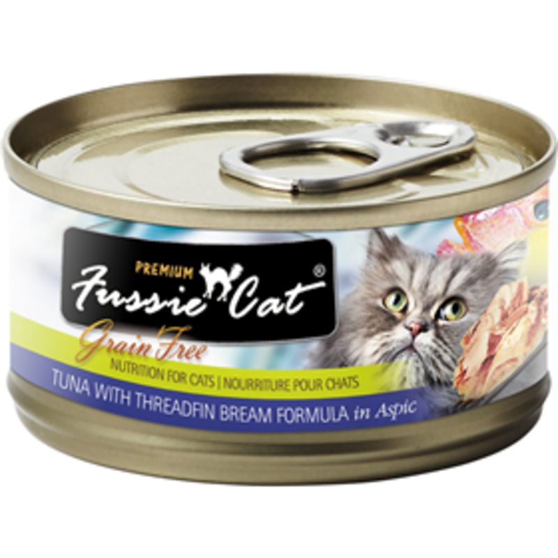 Fussie Cat Premium Grain Free Tuna & Threadfin Bream 2.82oz Can