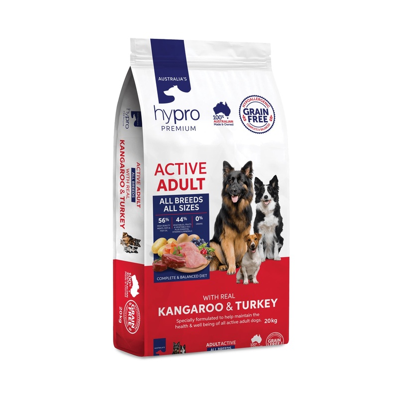 HYPRO Premium for Working Dogs Kangaroo & Turkey 20kg