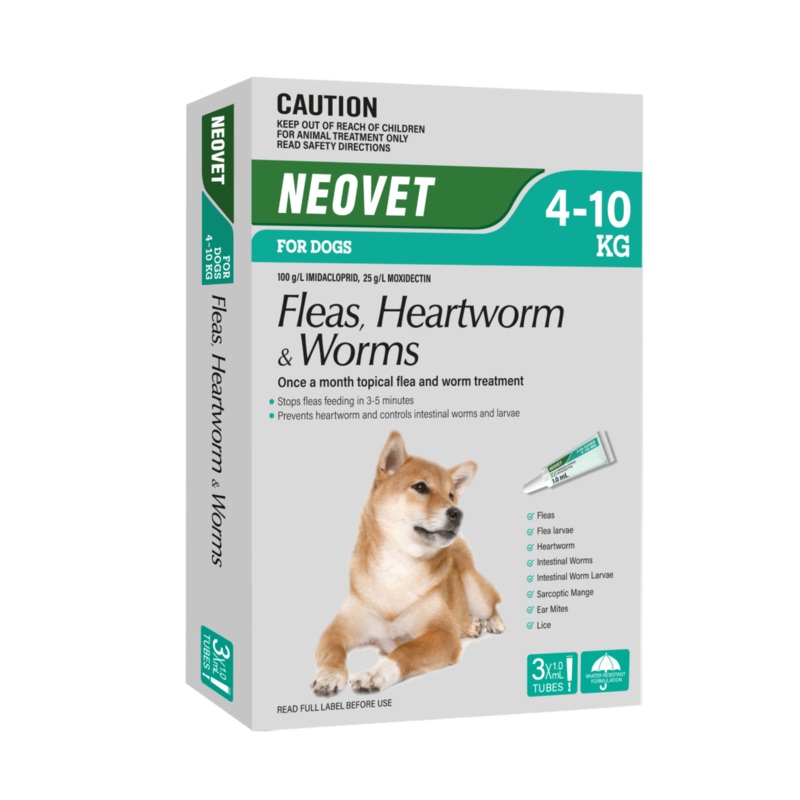 Neovet for Dogs 4-10kg|3 Pack|6 Pack