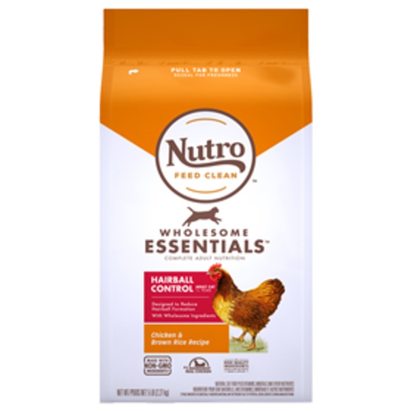 Nutro Wholesome Essentials Hairball Control Adult Farm-Raised Chicken & Brown Rice Recipe