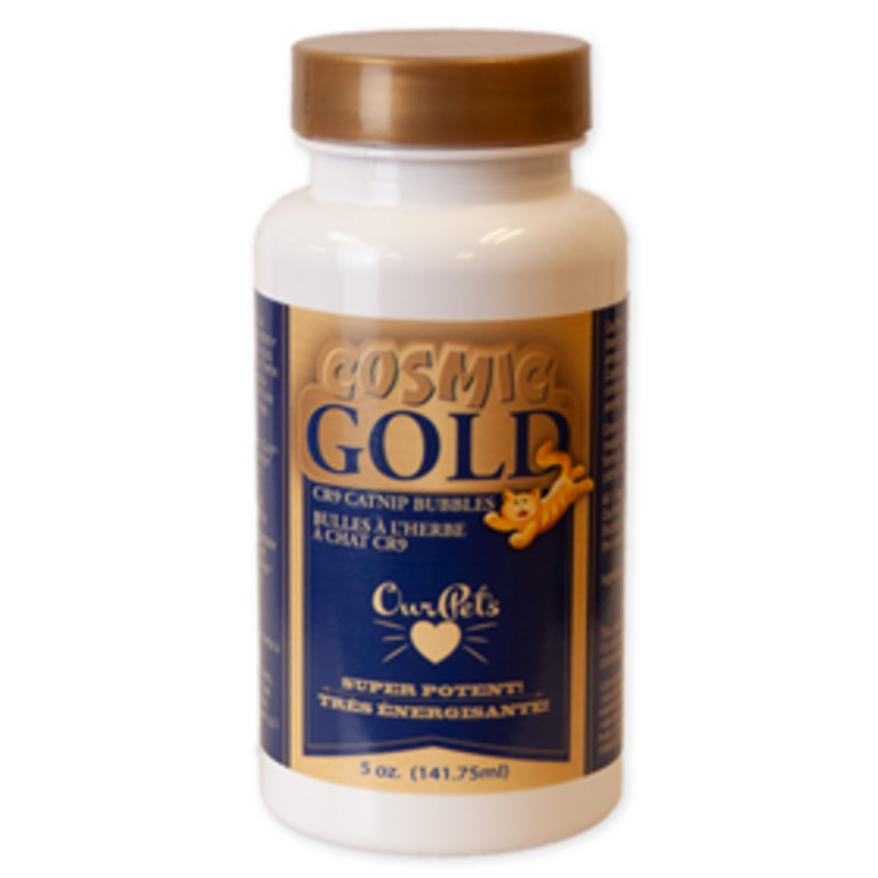 OurPets Cosmisc Gold Catnip Bubbles 5 oz