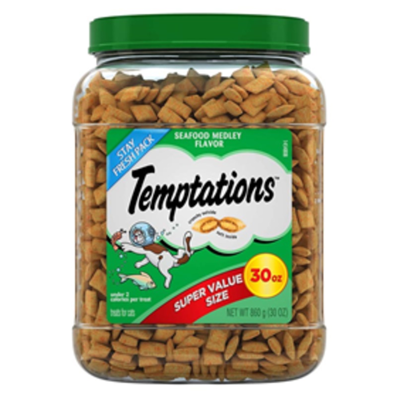 Temptations Classic Treats for Cats Seafood Medley 30 oz.