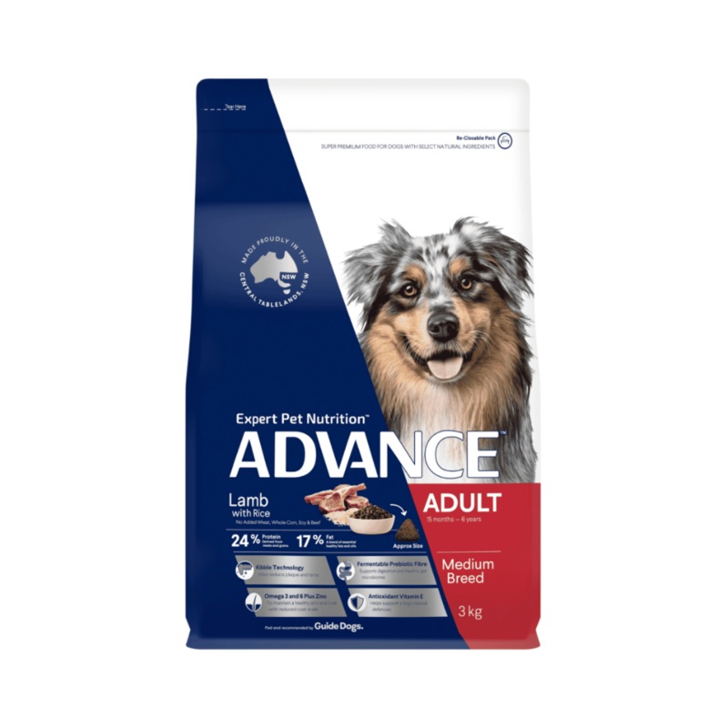 Advance Total Wellbeing Medium Breed Lamb with Rice Adult Dog Dry Food