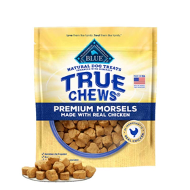 Blue Buffalo True Chews Premium Morsels Made With Real Chicken Dog Treat 11 oz.