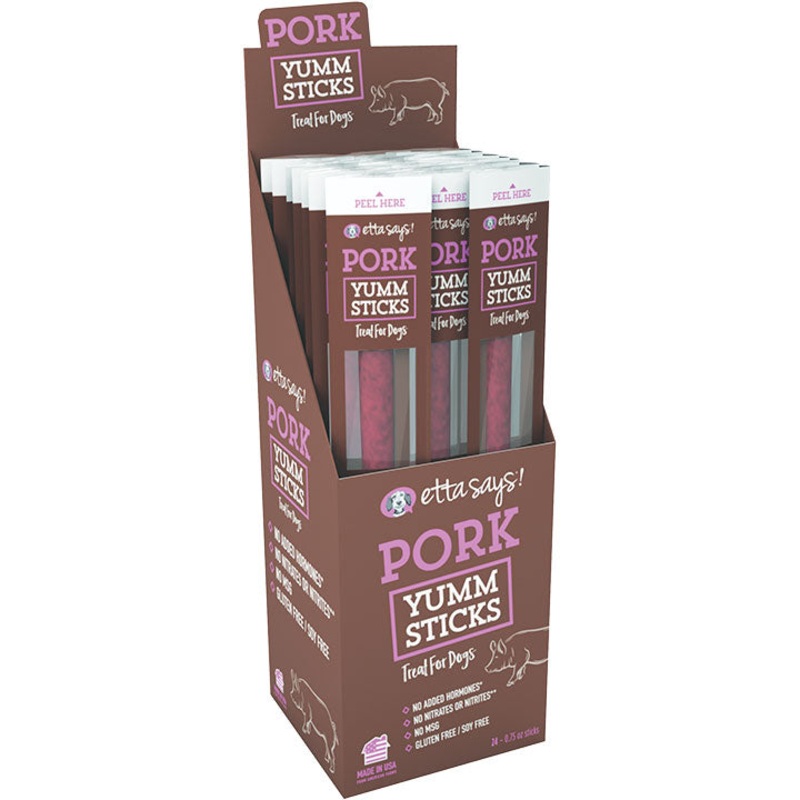 Etta Says Yumm StickSoft Dog Treat – Pork