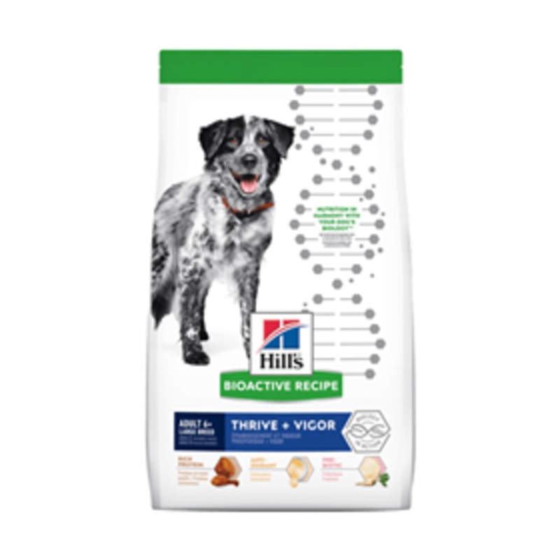 Hills Bioactive Recipe Adult 6+ Large Breed Thrive + Vigor Dog Food 22.5 lbs