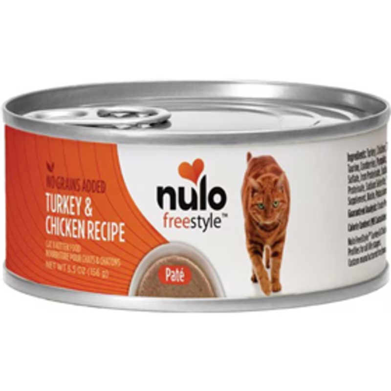 Nulo Cat Grain Free Turkey and Chicken Freestyle Pate 5.5oz