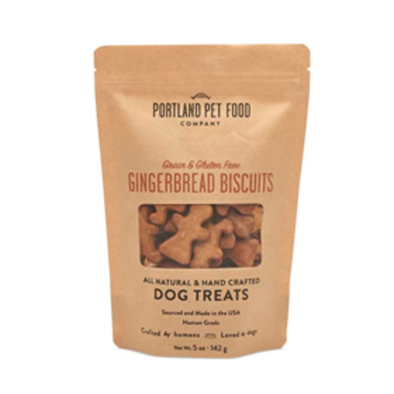 Portland Pet Food Grain & Gluten Free Gingerbread Biscuits 5 oz.