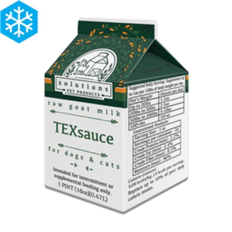 TEXSauce Raw Goat Milk for Dogs & Cats