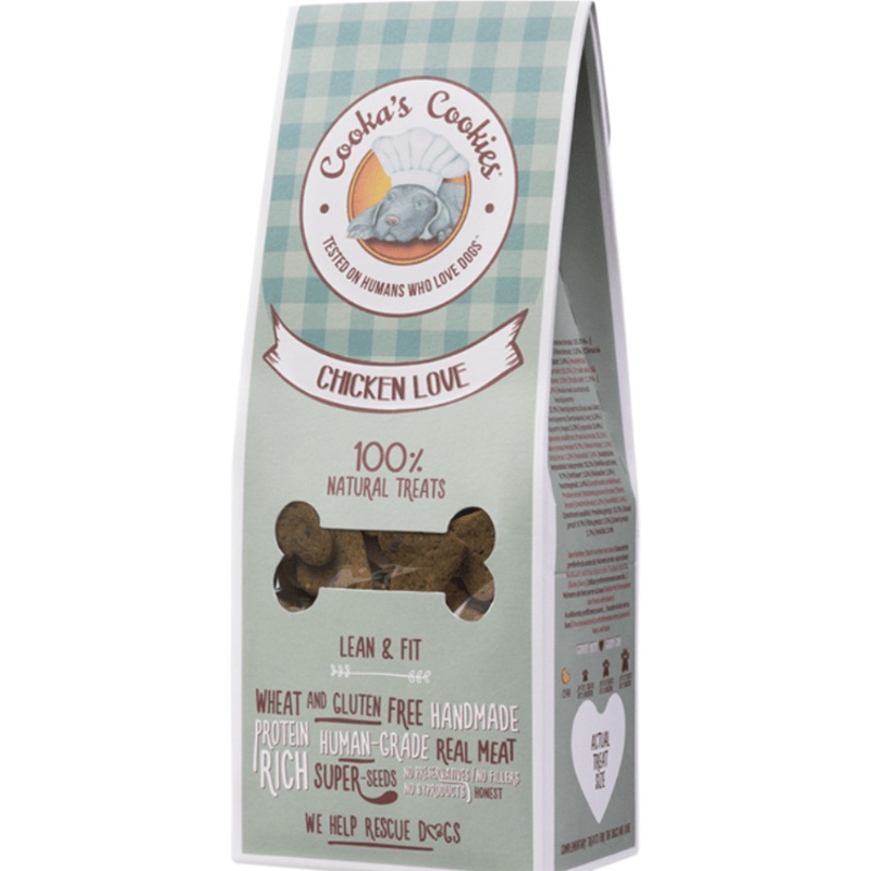 Cookas Cookies  Cookies Chicken Love 100g