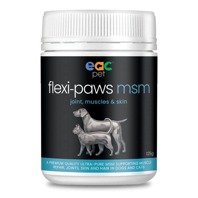 EAC Animal Care Flexi-Paws Ultra Pure MSM Joint Supplement for Dogs and Cats