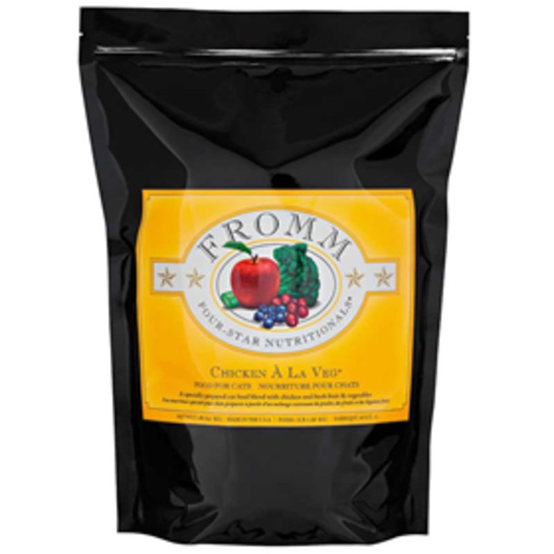 Fromm Family Four-Star Nutritionals Chicken  La Veg Cat Food 4 lbs.