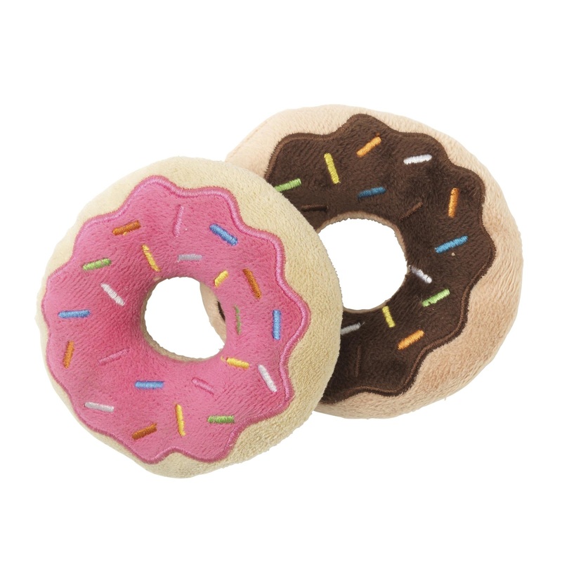 FuzzYard Donuts 2 Pack Dog Toy
