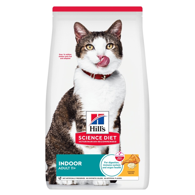 Hill’s Science Diet Adult 11+ Senior Indoor Dry Cat Food
