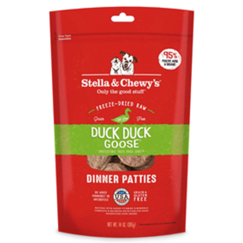 Stella & Chewy’s Duck Duck Goose Dinner for Dogs Freeze-Dried