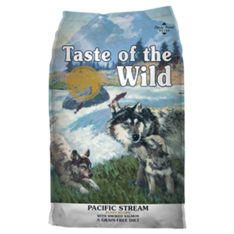 Taste of the Wild Pacific Stream Puppy Recipe with Smoked Salmon Dog Food