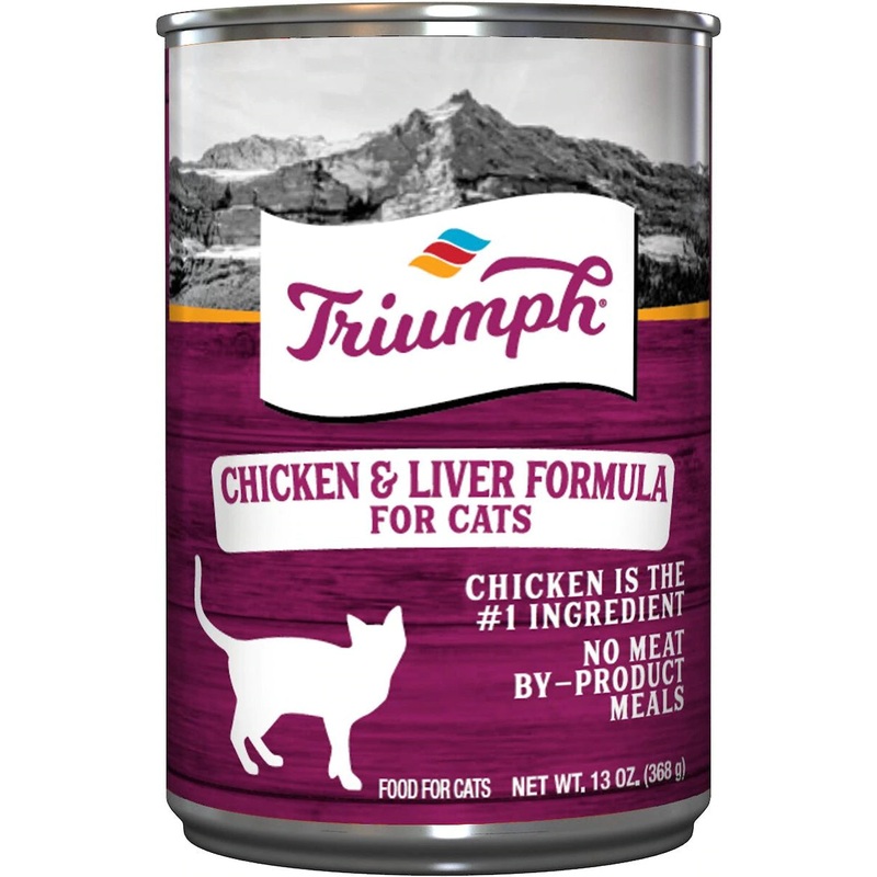 Triumph Chicken ‘N Liver Formula Canned Cat Food