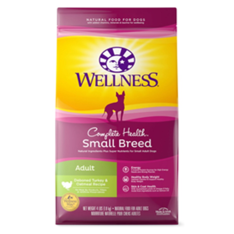 Wellness Complete Health Small Breed Adult Deboned Turkey & Oatmeal Recipe Dry Dog Food
