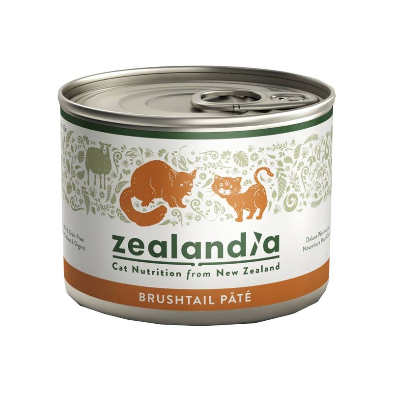 Zealandia Cat Nutrition from New Zealand – Brushtail 170g