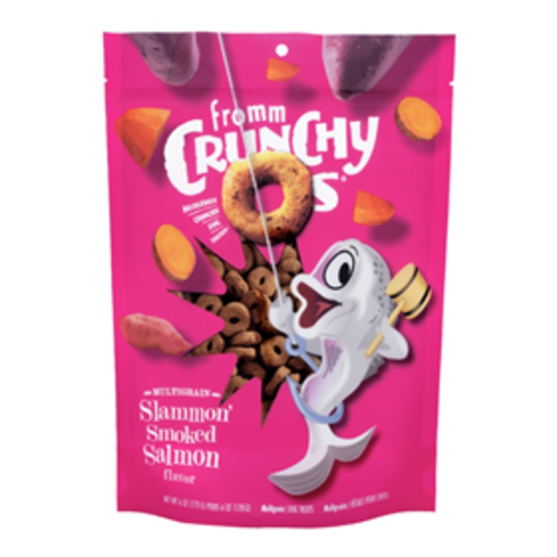 Fromm Crunchy O’s Slammon’ Smoked Salmon Flavor Dog Treats 6 oz.