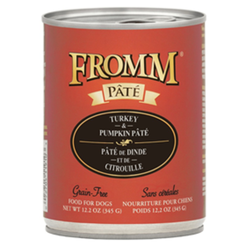 Fromm Turkey & Pumpkin Pate Food for Dogs 12.2 oz.