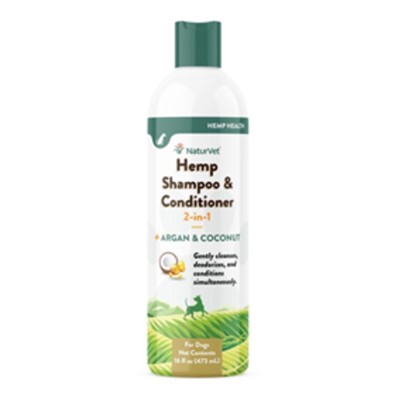 Naturvet Hemp Shampoo & Conditioner 2-in-1 16 oz