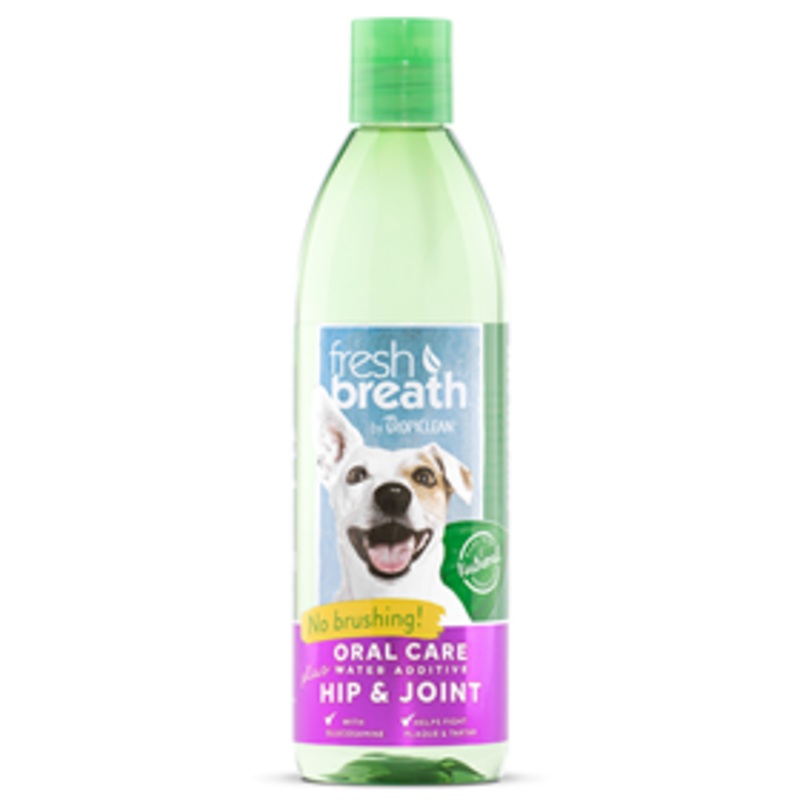 TropiClean Fresh Breath Oral Care Plus Hip & Joint Water Additive