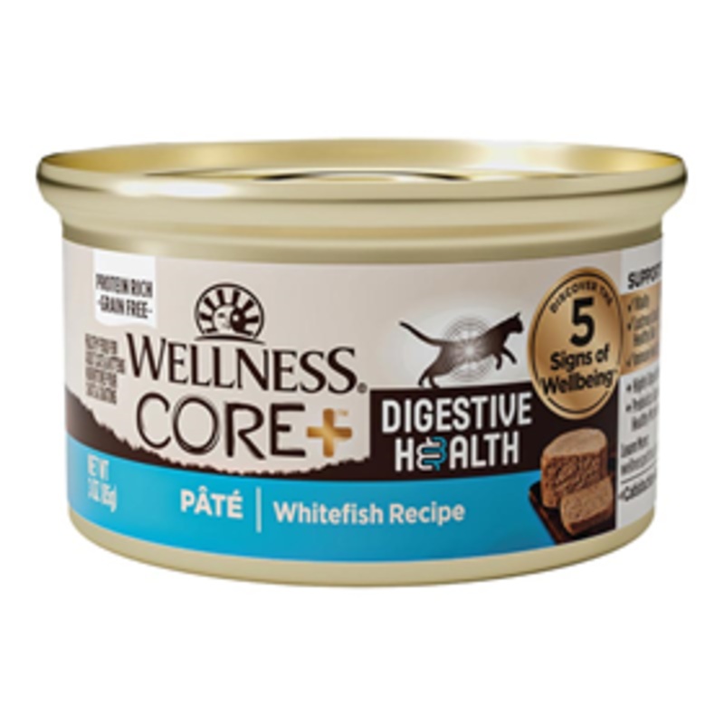 Wellness CORE Digestive Health for Cats Whitefish Pate Recipe 3 oz.