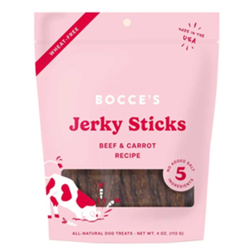 Bocce’s Bakery Beef Carrot Jerky Food Topper 4oz