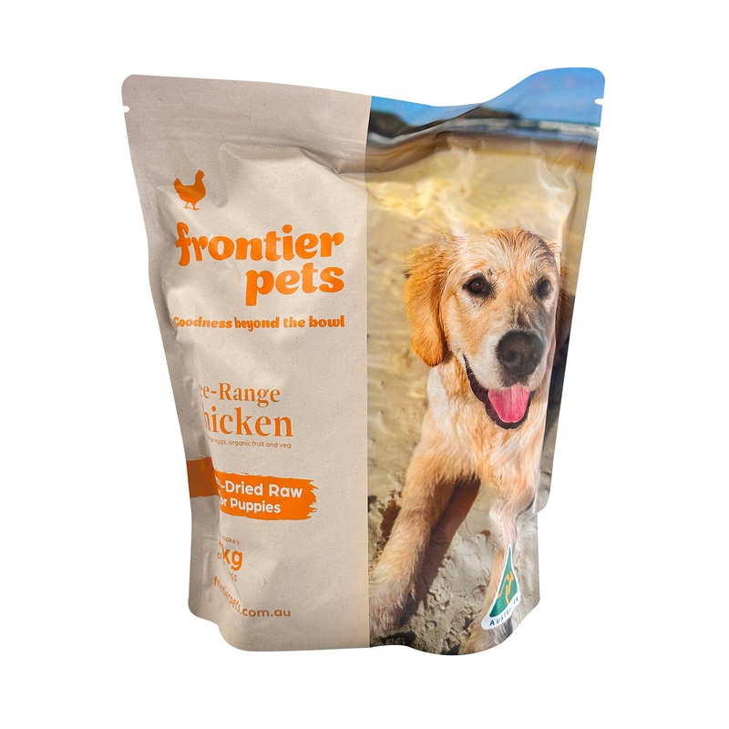 Frontier Pets Free-Range Chicken Freeze-Dried Raw Food for Puppies
