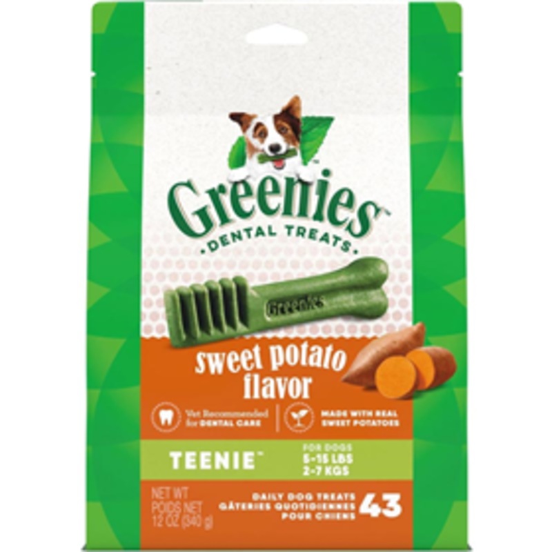 Greenies Dental Treats Sweet Potato Flavor for Dogs 12oz.