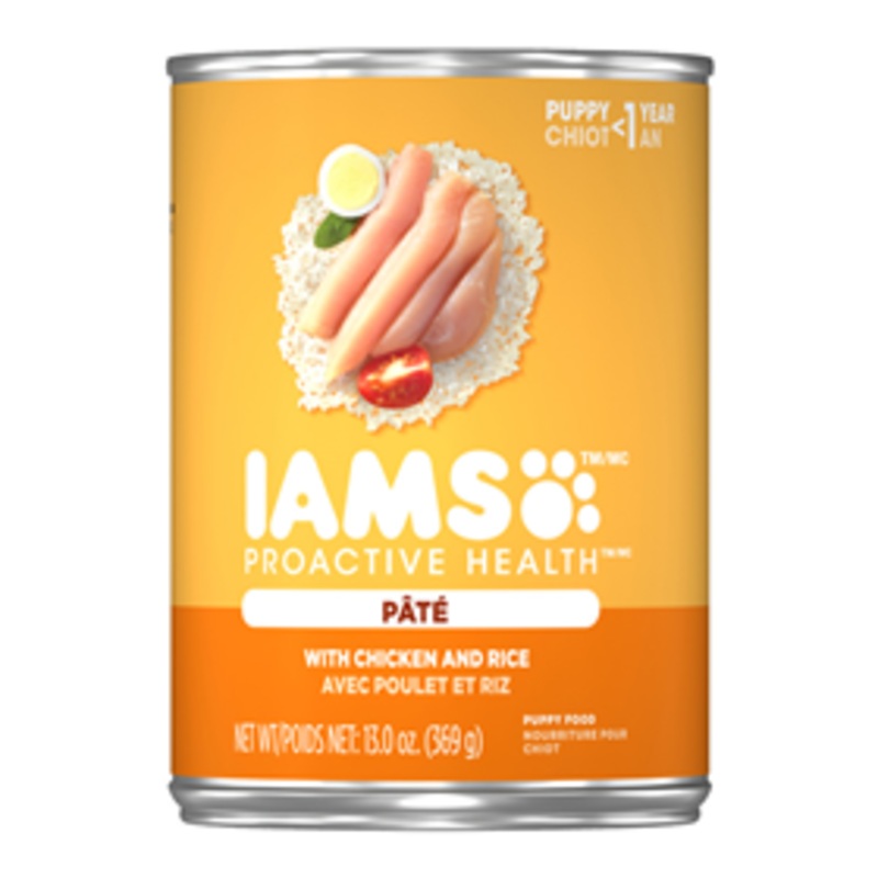 IAMS Proactive Health Puppy Pate with Chicken & Rice