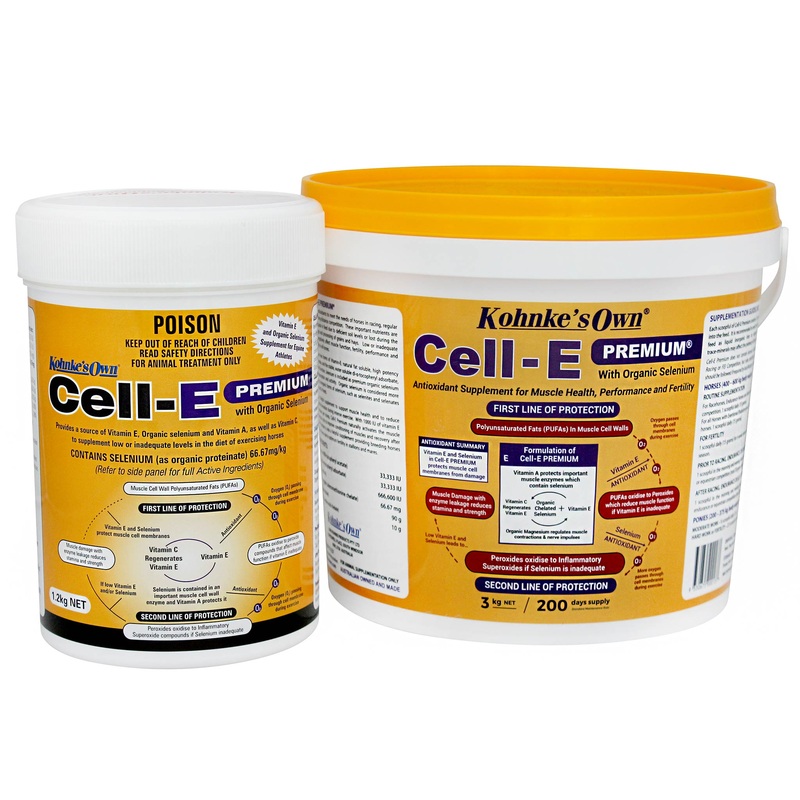 Kohnke’s Own Cell-E Premium Antioxidant Supplement for Horses