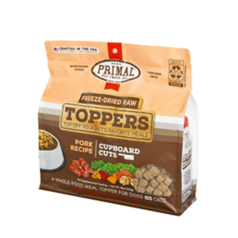 Primal Cupboard Cuts Freeze Dried Topper Pork