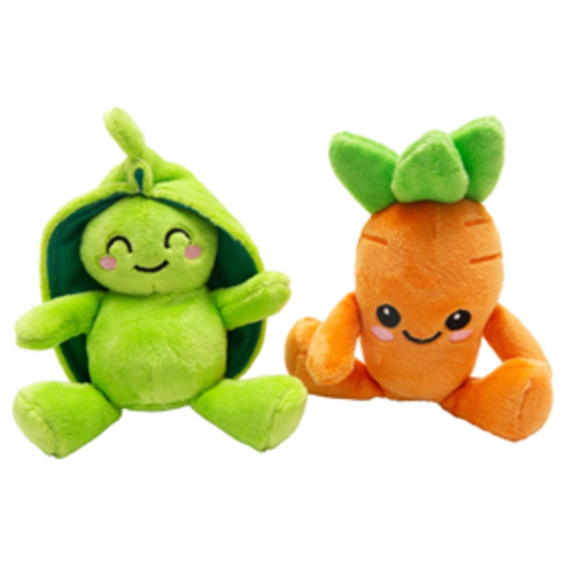 SnugARooz Carrot & Pea Dog Toy