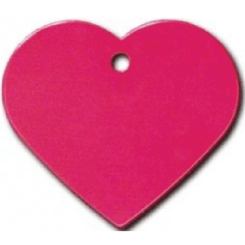 I.D Tag Large Heart Red 3.7×3.4cm