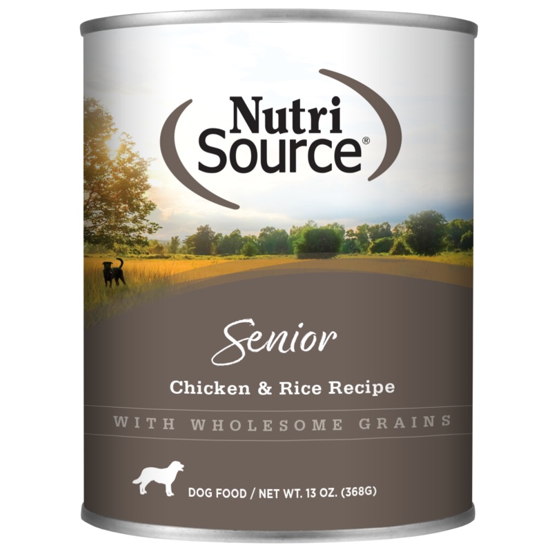 NutriSource Senior Chicken And Rice Canned Dog Food