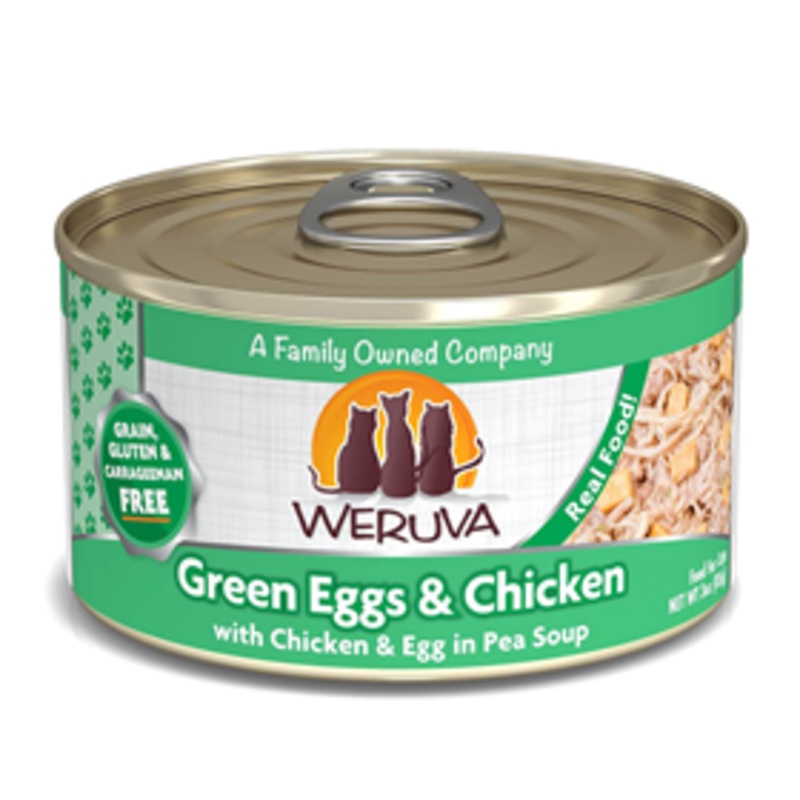 Weruva GF Green Eggs & Chicken Weruva Classic Cat 3oz. Can