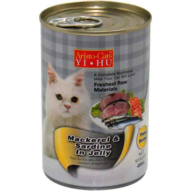 *DONATION TO SOUTHERN PAWS* Aristo-Cats Mackerel and Sardine in Jelly 400g x 24cans