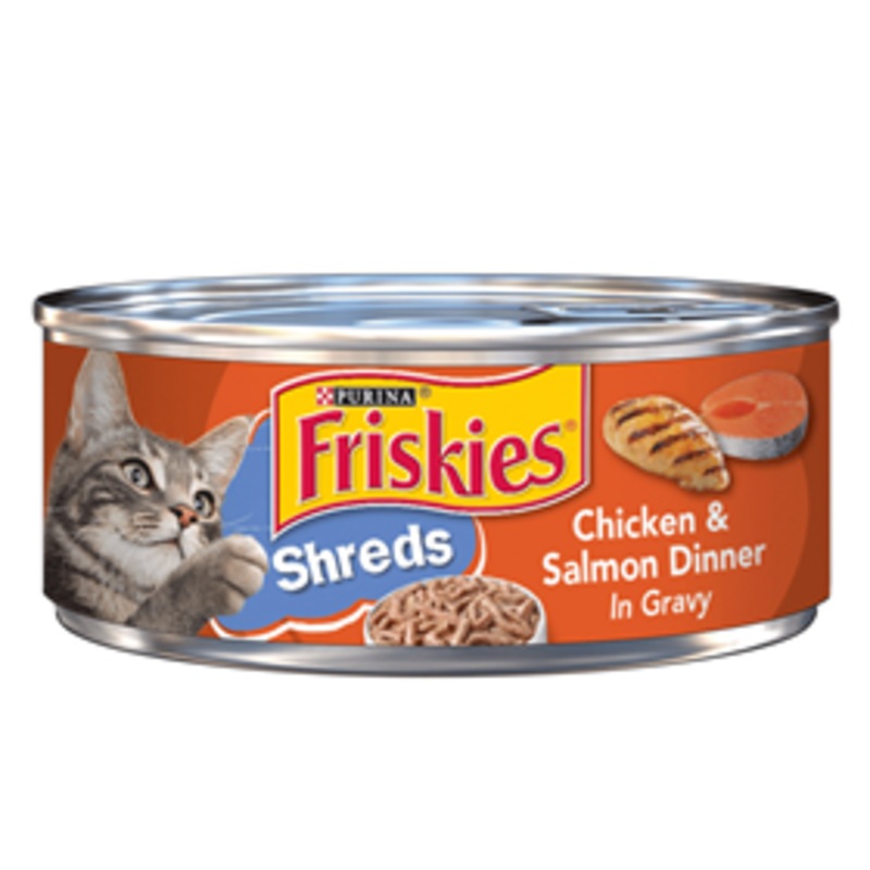 Friskies Chicken and Salmon Dinner Shreds