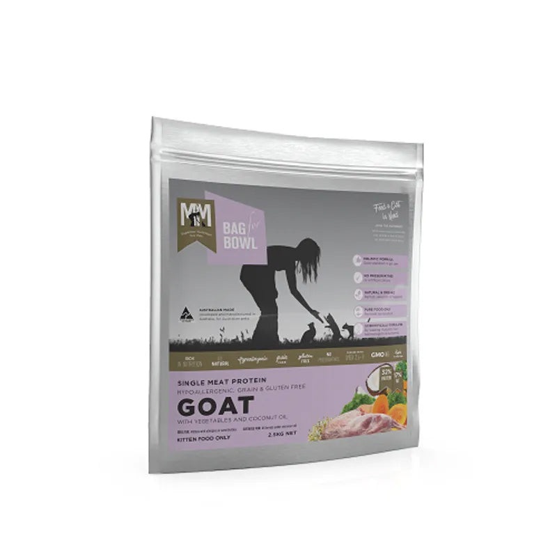 MfM (Meals for Mutts) Goat Single Protein Grain & Gluten Free Kitten Food 2.5kg