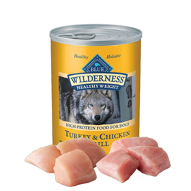 Blue Buffalo Blue Wilderness Healthy Weight Turkey & Chicken Grill For Adult Dogs 12.5 oz