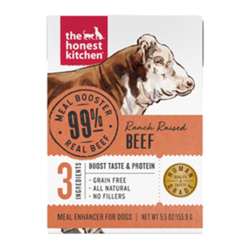 The Honest Kitchen Meal Booster 99% Real Beef Meal Enhancer for Dogs 5.5 oz.