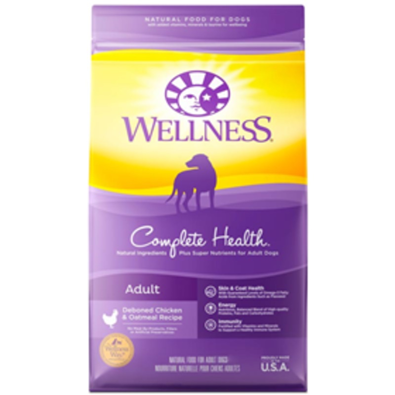 Wellness Complete Health Adult Deboned Chicken & Oatmeal Recipe Dry Dog Food