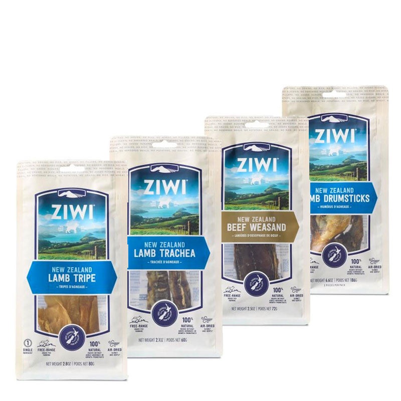 Ziwi Oral Health Care Chews|Beef Weasand|Lamb Trachea|Lamb Tripe