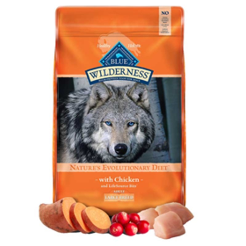 Blue Buffalo Blue Wilderness Large Breed Chicken Recipe Dry Dog Food 24 lbs.